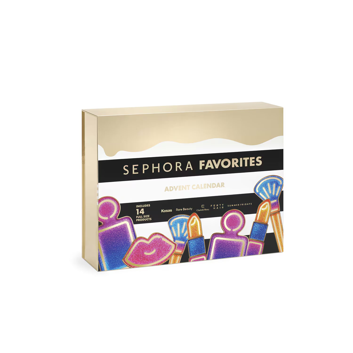 Calendario dell’Avvento 2025 - Set di 24 prodotti make-up, skincare, capelli, profumo