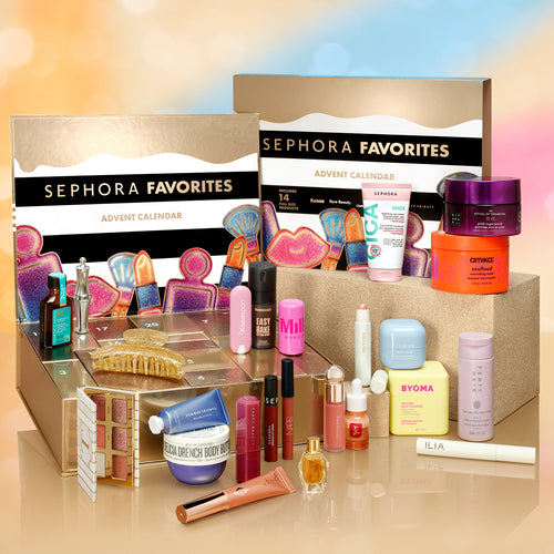 Calendario dell’Avvento 2025 - Set di 24 prodotti make-up, skincare, capelli, profumo